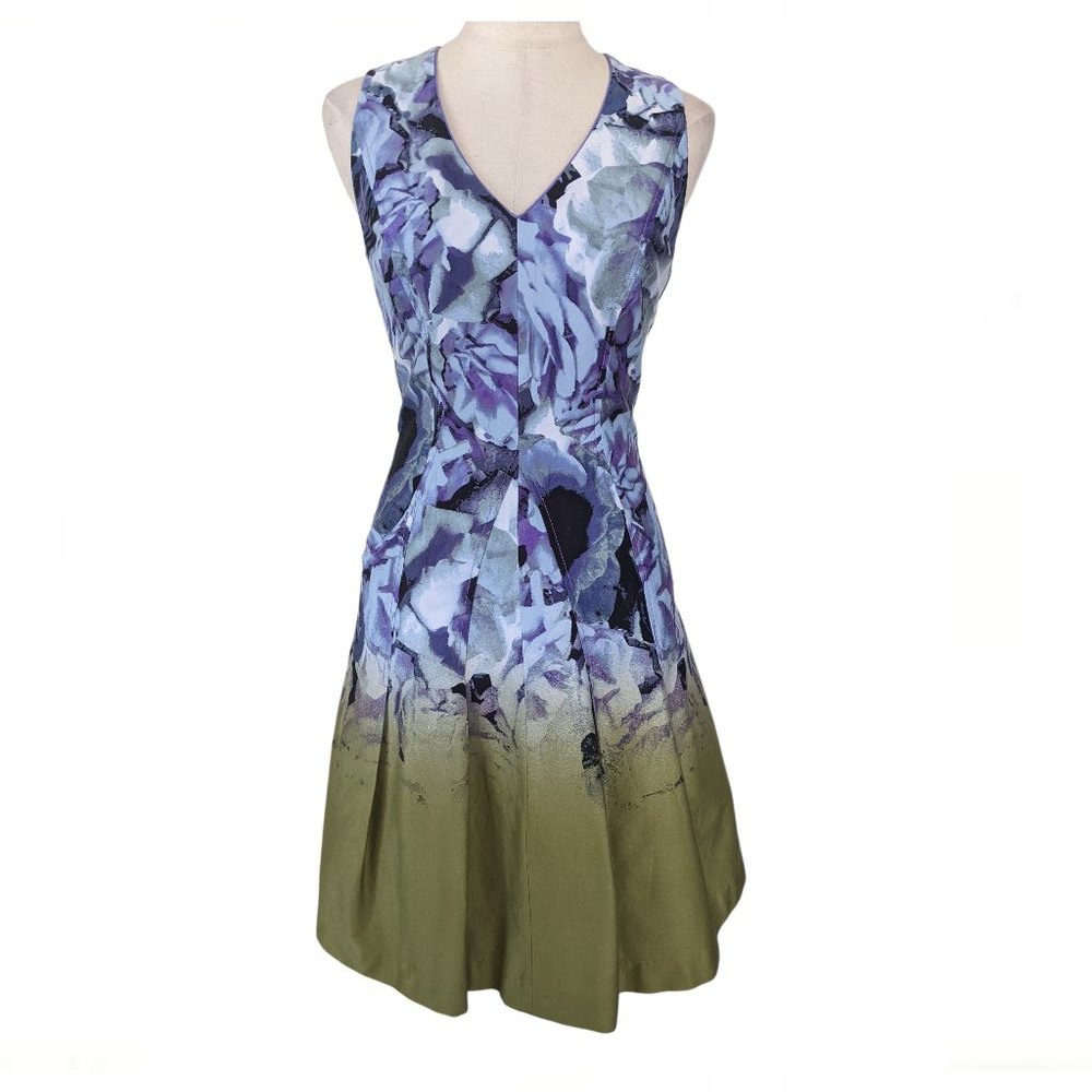 VINCE CAMUTO Drop Waist Fit & Flare Skater Dress 8